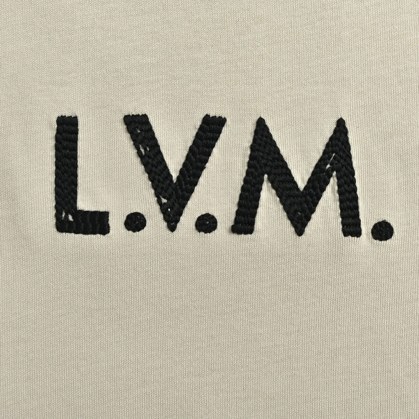 Louis Vuitton/Louis Vuitton embroidered small label short sleeves